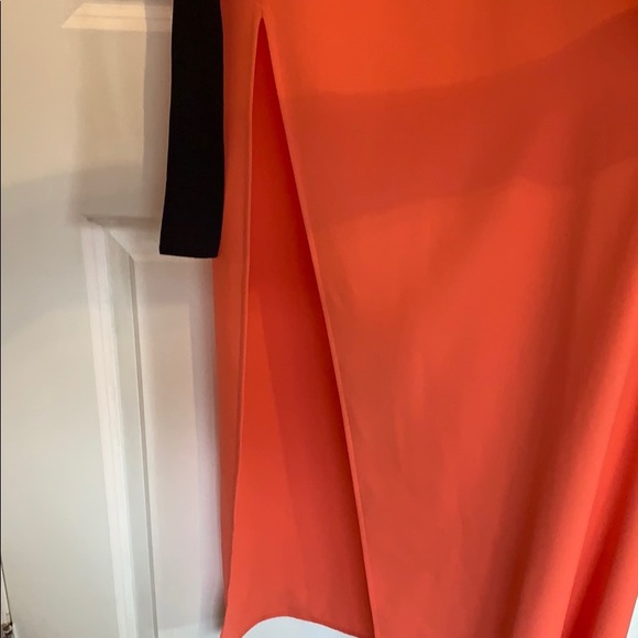 BCBG runway dress coral reef maxi with slit - Picture 11 of 12